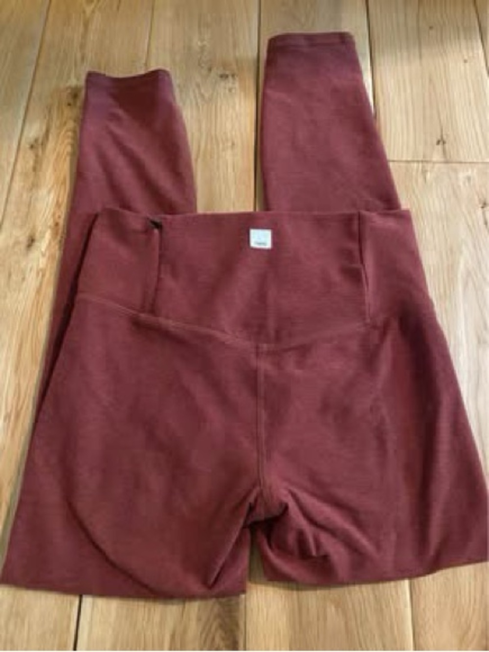 Vuori High-Rise Maroon Performance Leggings